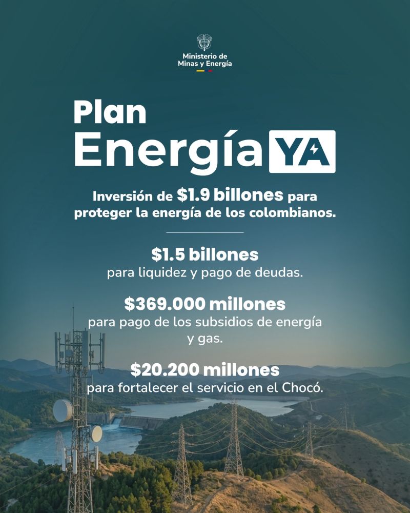 Image for the Tweet beginning: ¡Aseguremos la energía de Colombia