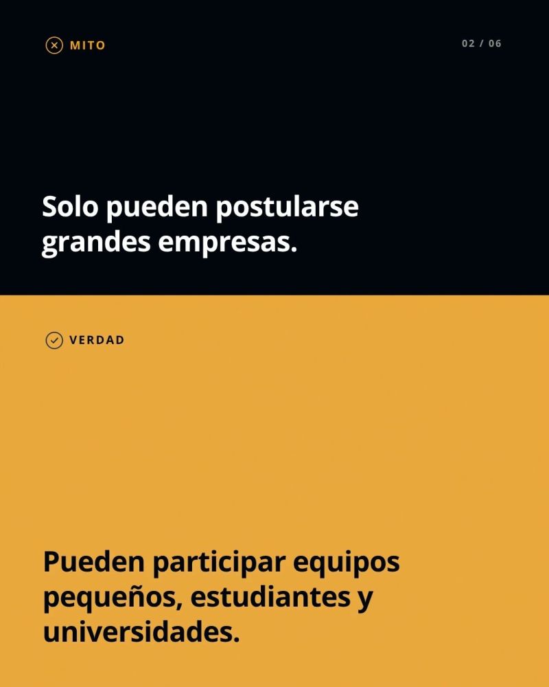 Image for the Tweet beginning: 💡 ¿Mito o verdad? ¿Sabes